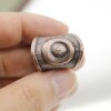 Evil Eye Ring Antique Copper