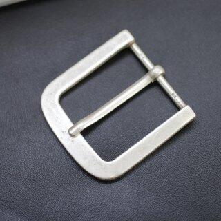 Altsilber Dornschliee fr 4 cm Wechsgrtel, Ledergrtel