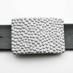 Belt Buckle Burling, 7,3*5 cm, Vintage grey