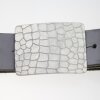 Croco Look Belt Buckle, zamak raw