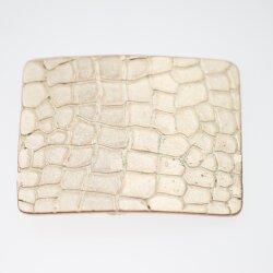 Croco Look Belt Buckle, Rosepearl