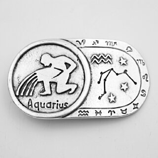 Zodiac Sign Aquarius, Star Sign, 9,3x5,5 cm