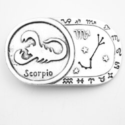 Zodiac Sign Scorpio, Star Sign, 9,3x5,5 cm