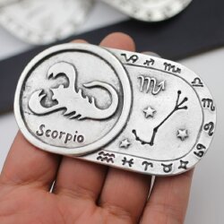 Zodiac Sign Scorpio, Star Sign, 9,3x5,5 cm