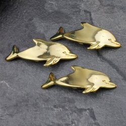 5 Delfin Schiebeperlen für 10x2,5 mm Flaches Leder,...
