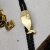 Wal Schiebeperlen für 10x2,5 mm Flaches Leder, gold
