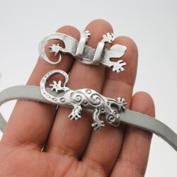 1 Gecko Schiebeperlen 58x27 mm ( 10x3 mm / 10 mm)