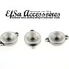 5 pcs. 2 loops Pendants settings for 12 mm Rivoli