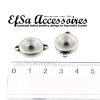 5 pcs. 2 loops Pendants settings for 12 mm Rivoli