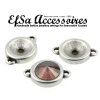 5 pcs. 2 loops Pendants settings for 12 mm Rivoli