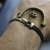 1 Set Antique Brass Hook Clasp Half Cuff Bracelet Findings, Bracelet Clasps