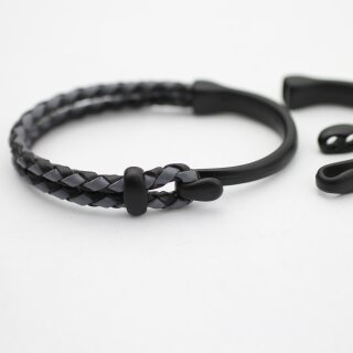 1 Set Matte Black Hook Clasp Half Cuff Bracelet Findings, Bracelet Cl, 3,39  €