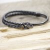 1 Set Gun Metal Hook Clasp Half Cuff Bracelet Findings, Bracelet Clasps