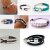 1 Set Rhodium Plated Hook Clasp Half Cuff Bracelet Findings, Bracelet Clasps