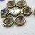 10 Pendant cups for 12 mm Rivoli Crystals, antique brass