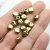 10 Rectangular Beads, antique brass