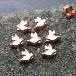 10 Dove Beads, Rosegold