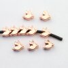 10 Dove Beads, Rosegold