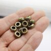 10 Wedding Beads, Marry Me, antique brass