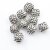 10 Ornament Perlen, Metallperlen Spacer Altsilber
