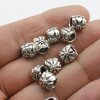 10 Blumen Perlen, Altsilber