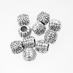 10 Metal Specer Beads, antique silver