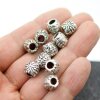 10 Metal Specer Beads, antique silver