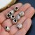 10 Florale Perlen, Metall Perlen, Altsilber