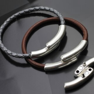 1 Magnetverschluss, Lederarmband Verschluss