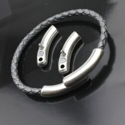 1 Magnetverschluss, Lederarmband Verschluss