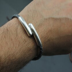 1 Magnetverschluss, Lederarmband Verschluss