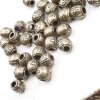 20 Flower Beads, antique brass