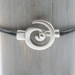 5 Spiralen Armband-Verschluss altsilber