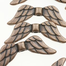 5 Wings Pendants, antique copper
