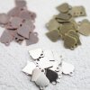 100 Heart Pendants, antique silver