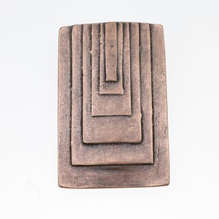 Viereck Futur Anhnger 4,5x6,9 cm, Altkupfer