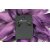 Stylische Ohrstecker Blume, Natur Jet schwarz Glitzer 4 mm