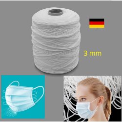 2.500 m Round Elastic Cord 3 mm