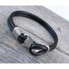 5 Matte Black Hook Bracelet Clasp