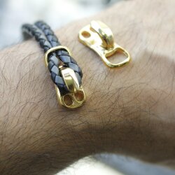 5 Gold Hook Bracelet Clasp
