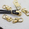 5 Gold Hook Bracelet Clasp