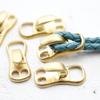 5 Matte Gold Hook Bracelet Clasp