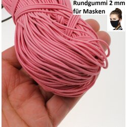 10 m Rubber Band 1,8 - 2 mm, citrine