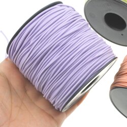 10 m Rubber Band 1,8 - 2 mm, Lilac