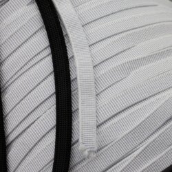 300 m Flat Elastic Cord 6 mm, white