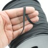 300 m Flat Elastic Cord 7 mm, black