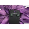 Perlenarmband Blume, handgefertigt, Gummibund Zamak Altmessing von Crystalogy.de