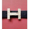 Belt Buckle H, Rosepearl