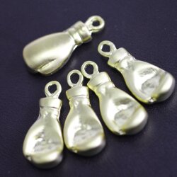 5 boxing glove Pendants, Matt Gold