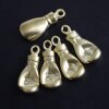 5 boxing glove Pendants, Matt Gold